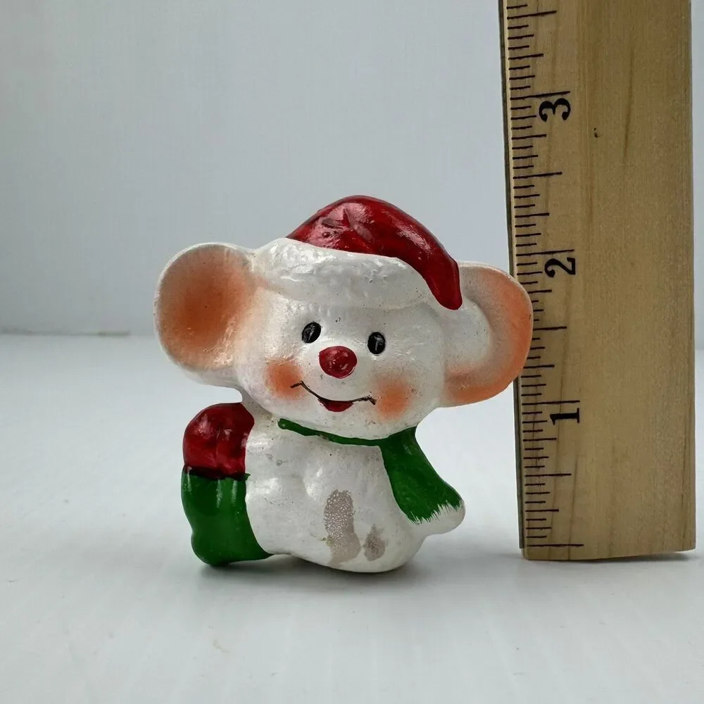 Vintage Mouse Candle Holder RUSS 2520 Christmas Mouse Mice Taper Candle